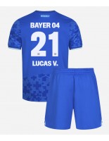 Bayer Leverkusen Lucas Vazquez #21 Kolmaspaita Lasten 2025-26 Lyhythihainen (+ shortsit)